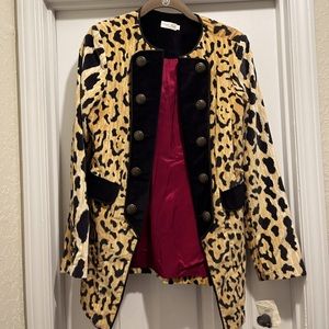 Cheetah Print Jacket/Blazer